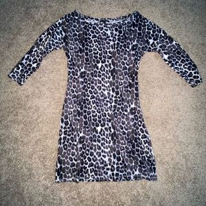 Express leopard print dress
